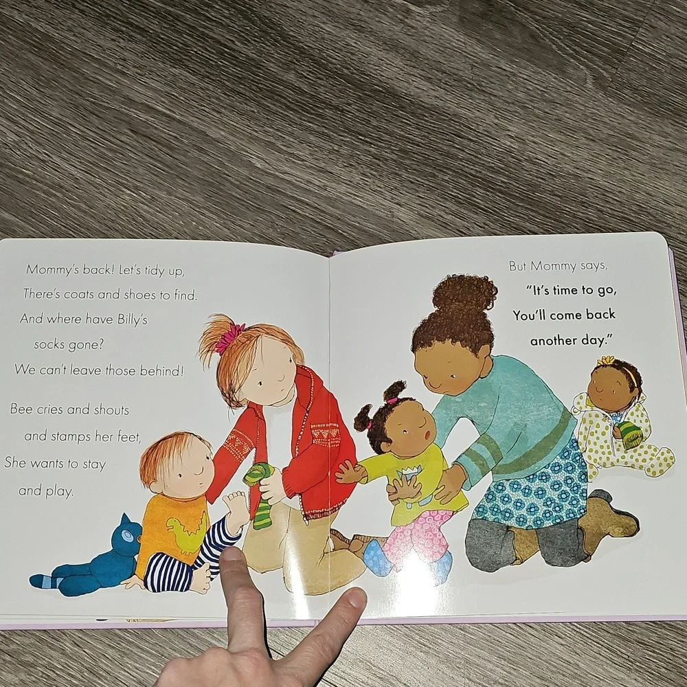 Let's Go to Playgroup! Kids Book. Hard Cover, hard pages for kids!